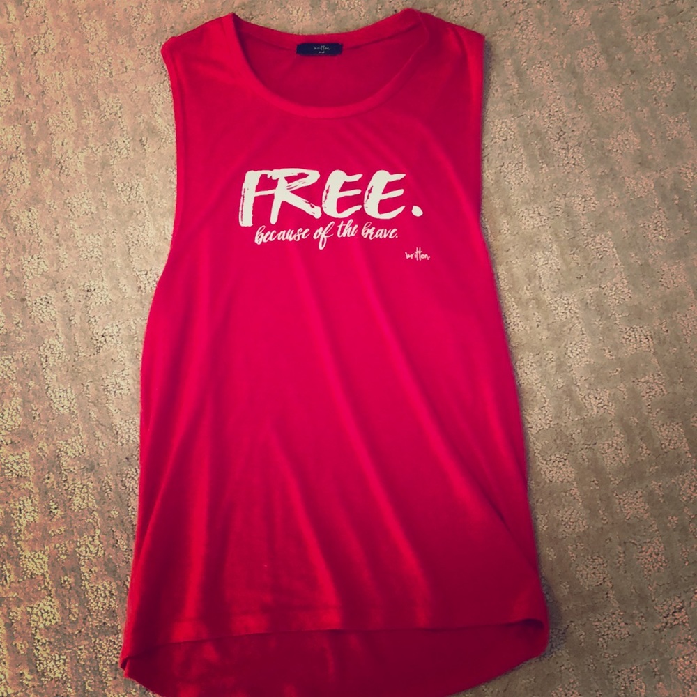 Vintage patriotic tank NWOT